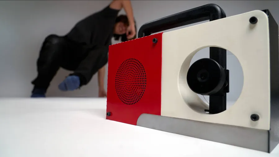 Be the Beat boombox, front view